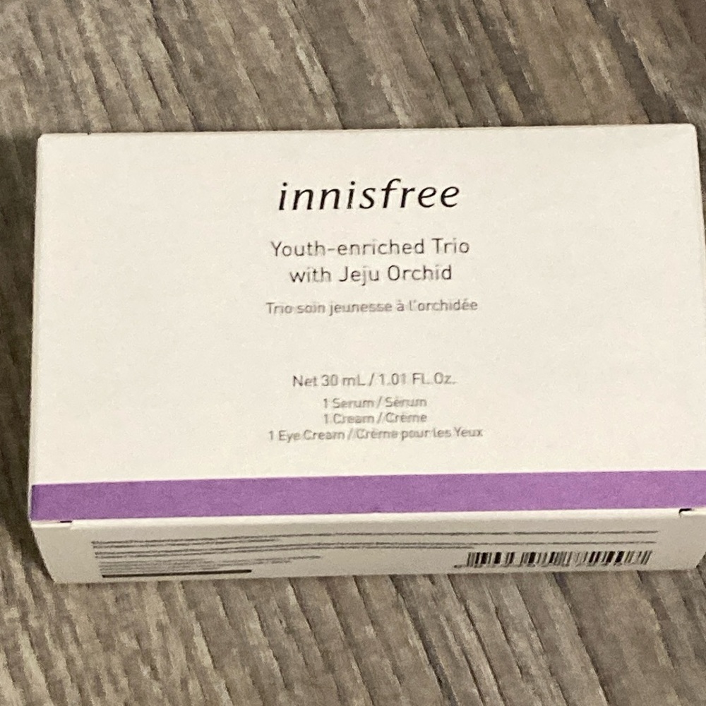3/$30 NIB innisfree Youth-enriched Trio with Jeju Orchid!